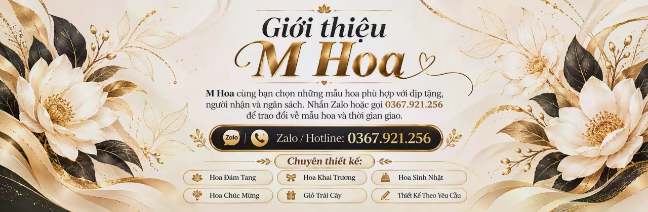 Ảnh bìa Shop hoa tươi Phường Tân Mỹ Hồ Chí Minh - Tư vấn mẫu hoa hợp ngân sách